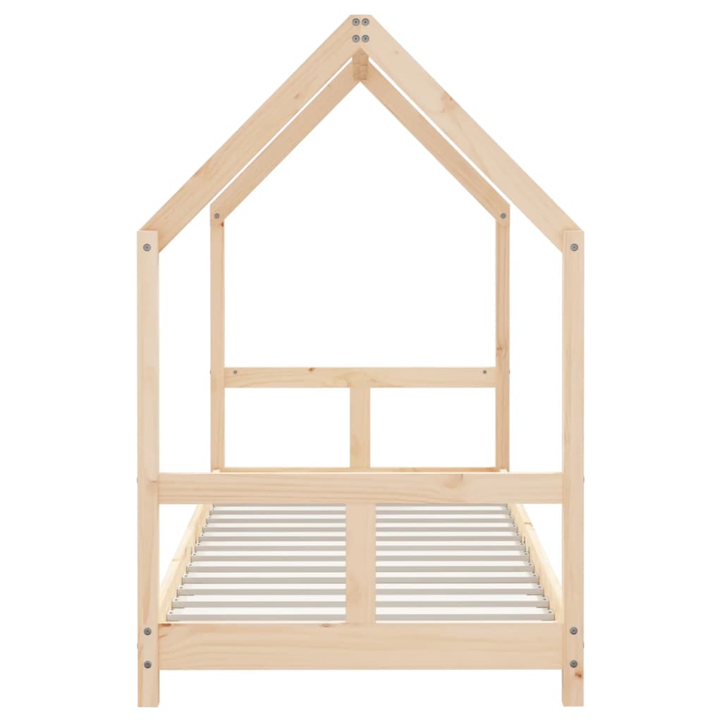 Children's bed frame 80x200 cm Solid pine wood