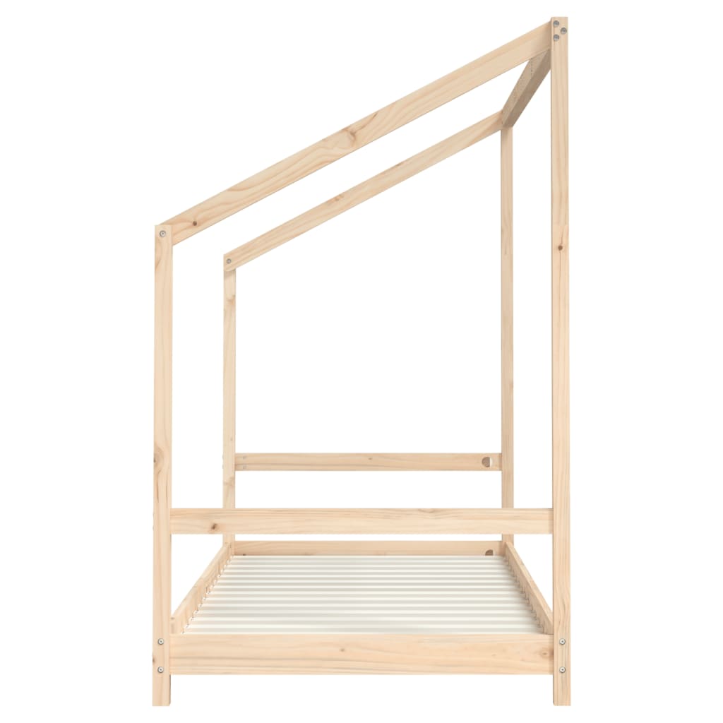 Bed frame for children 2x (90x200) cm solid pine wood