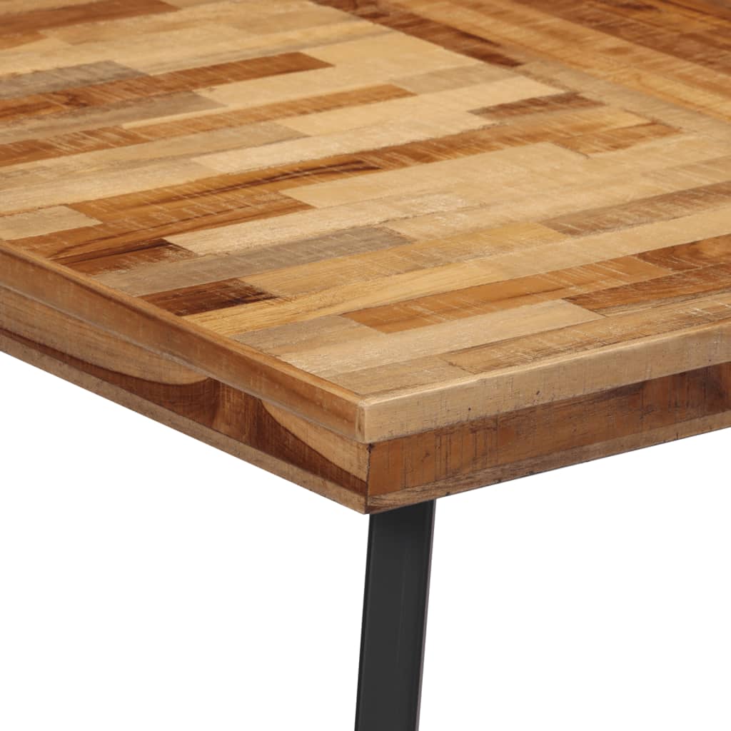 Dining table 148x97x76 cm solid teak wood