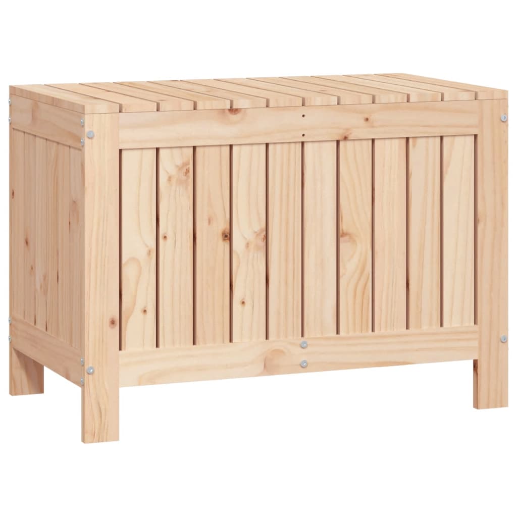 Garden storage box 76x42.5x54 cm Solid pine wood