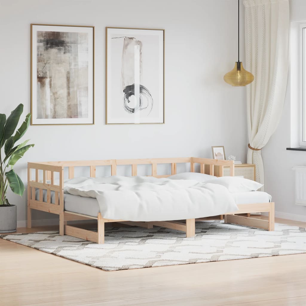 Tagesbett mit dem Bankbett 90x190 cm Festkieferholz