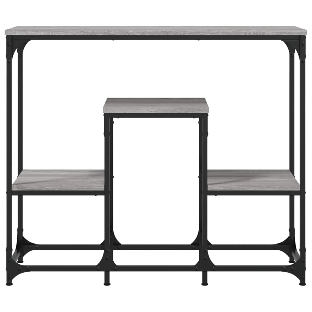 Sonoma gray console table 89.5x28x76 cm engineering wood