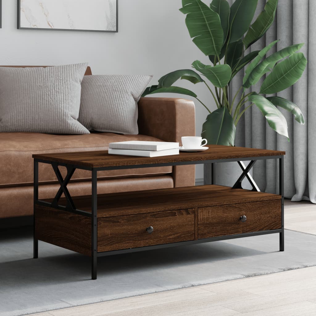 100x51x45 cm Engineering oak coffee table