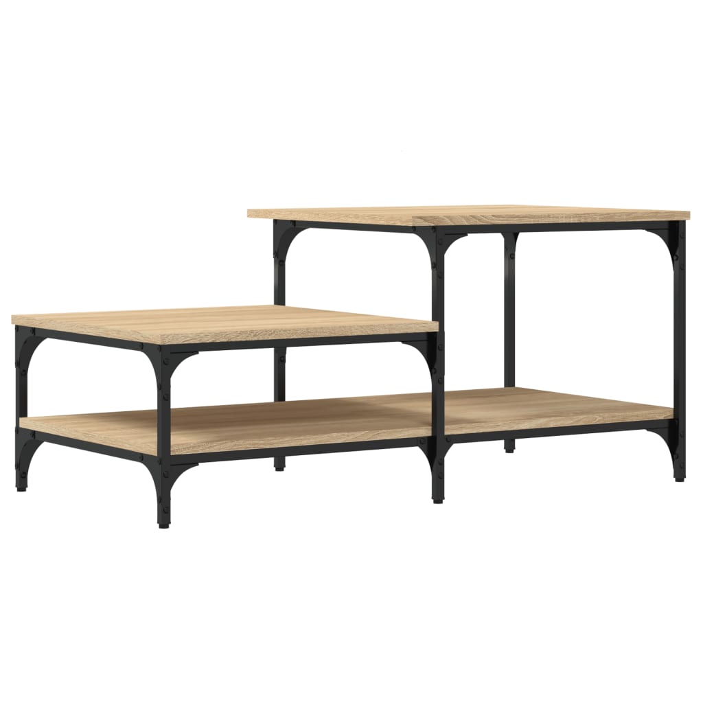Sonoma oak coffee table 100x50.5x45 cm engineering wood