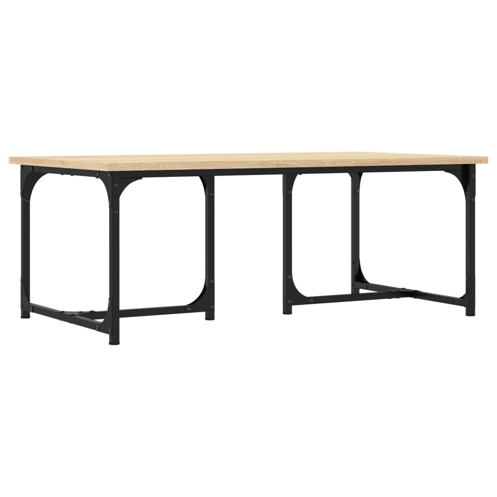 Sonoma oak coffee table 90x50x35 cm engineering wood