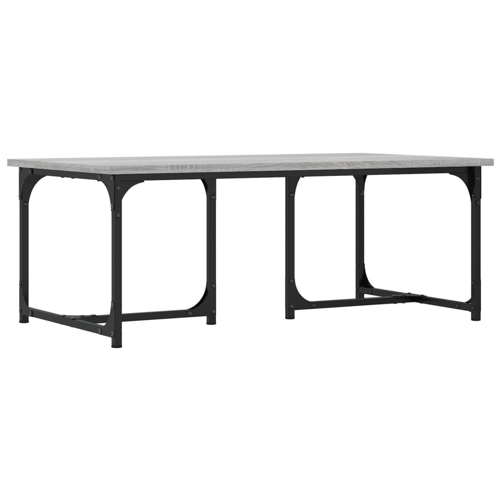 Table basse Sonoma gris 90x50x35 cm Bois d'ingénierie