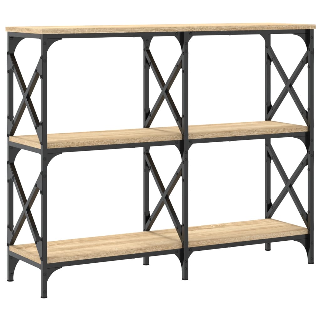 Sonoma Oak Console Tabelle 100x28x80,5 cm Ingenieurholz Holz
