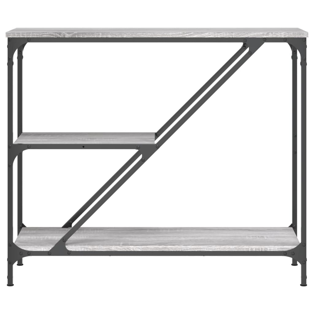 Sonoma gray console table 88.5x30x75 cm engineering wood
