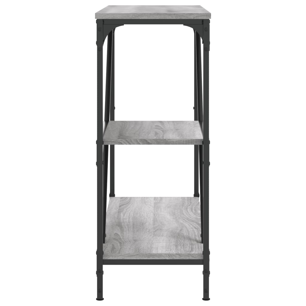 Sonoma gray console table 88.5x30x75 cm engineering wood