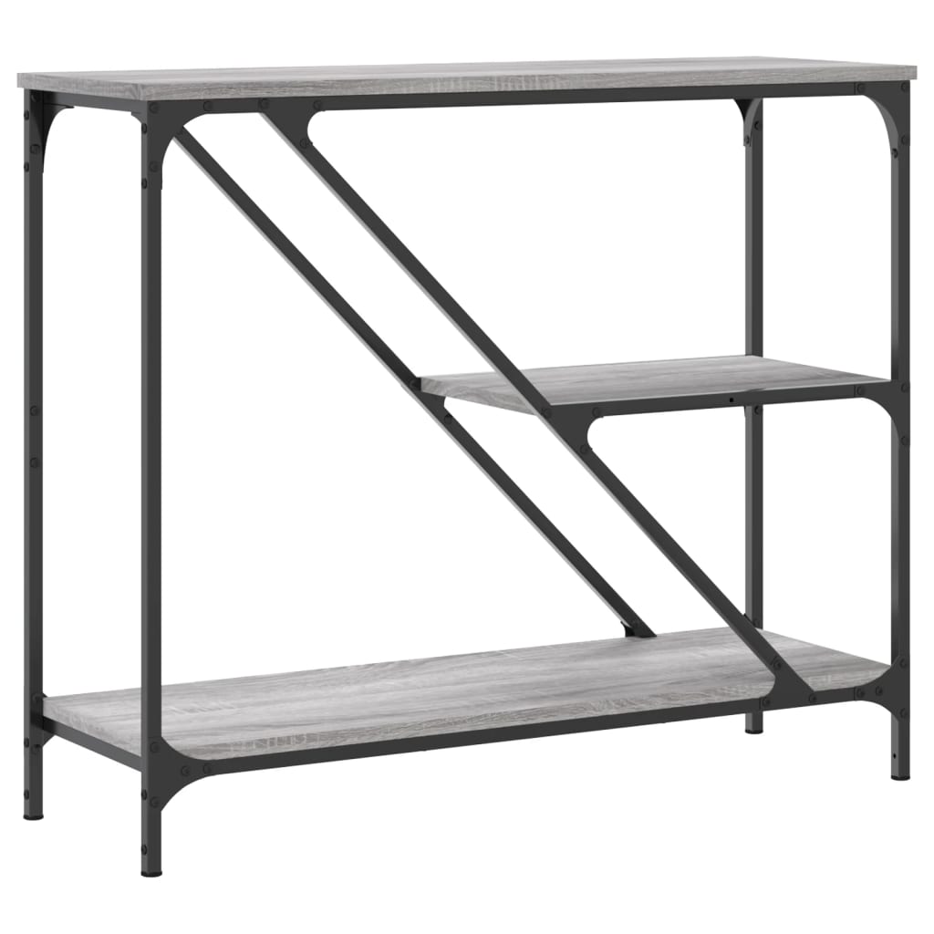 Sonoma Grey Console Tabelle 88.5x30x75 cm Engineering Wood
