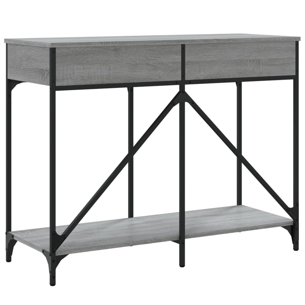 Sonoma gray console table 100x39x78.5 cm engineering wood