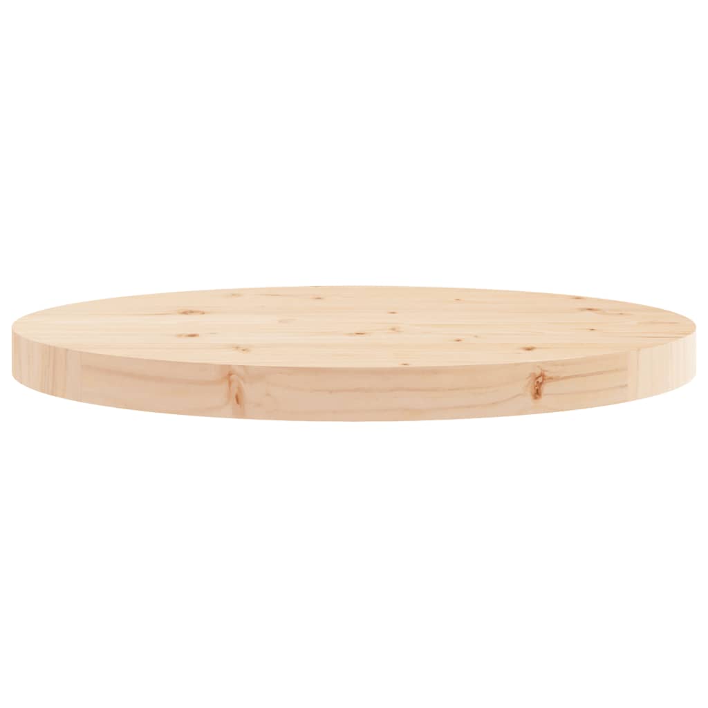 Dessus de table rond Ø50x3 cm bois de pin massif