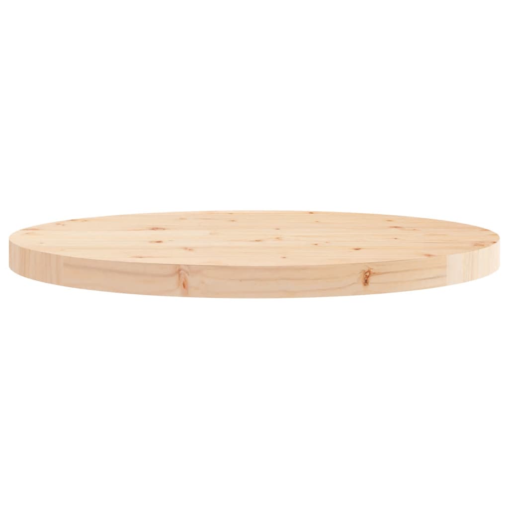 Runde Tischplatte Ø60x3 cm Festkieferholz
