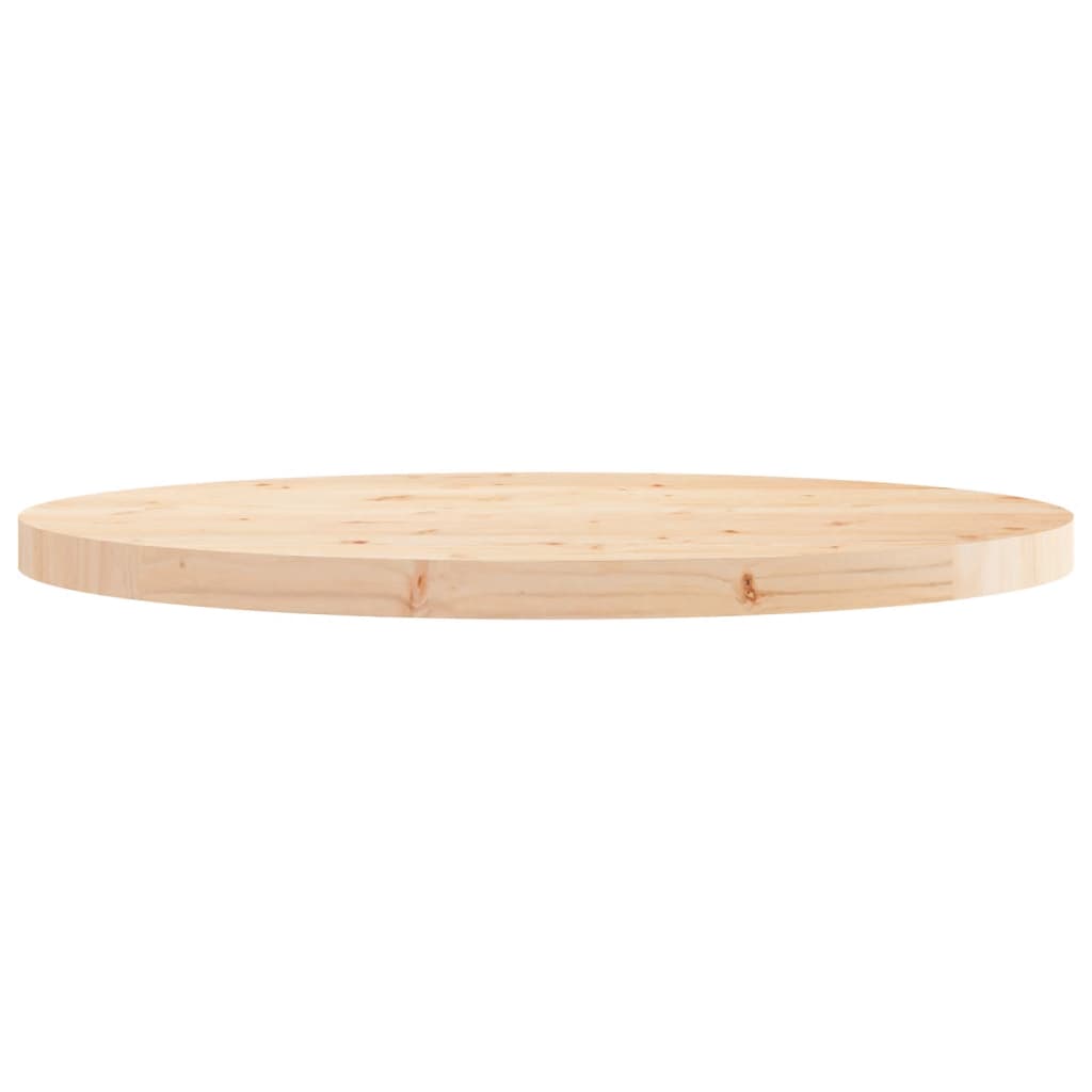 Dessus de table rond Ø70x3 cm bois de pin massif