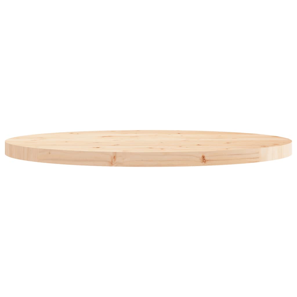 Runde Tischplatte Ø90x3 cm Festkieferholz