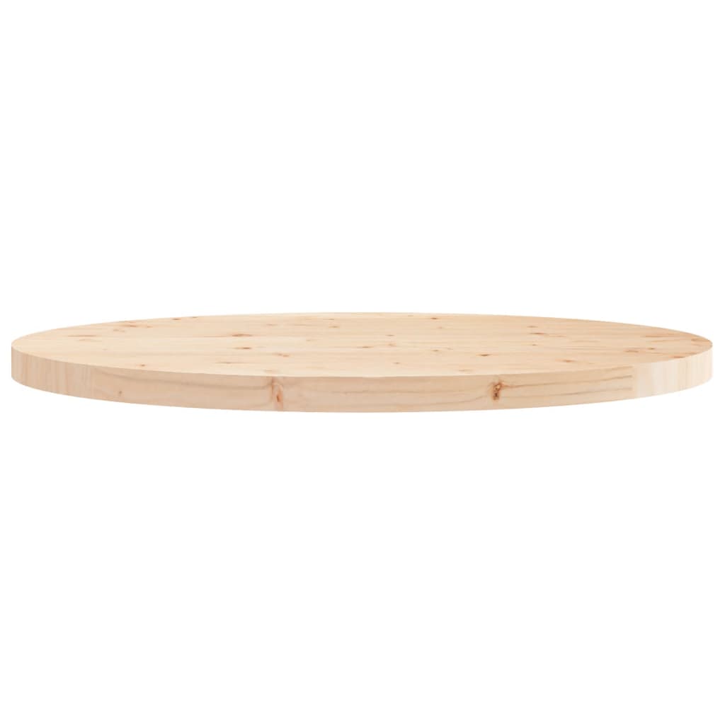 Tavolo rotondo Top Ø90x3 cm Legno di pino solido