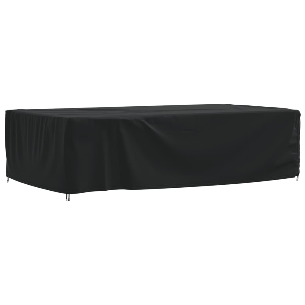 Black garden furniture cover 315x180x74 cm oxford 420d