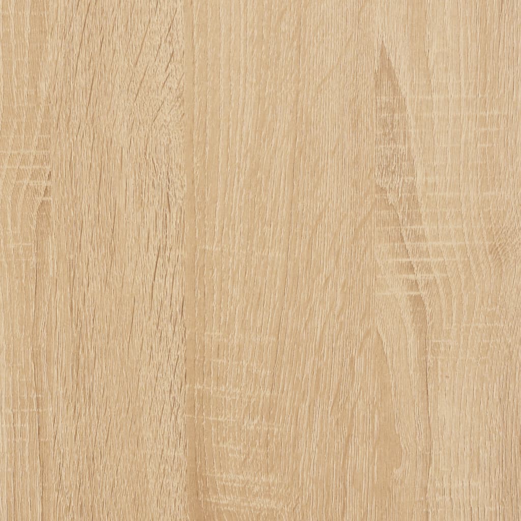 Sonoma Oak Console Tabelle 75x30.5x75 cm Ingenieurholz Holz