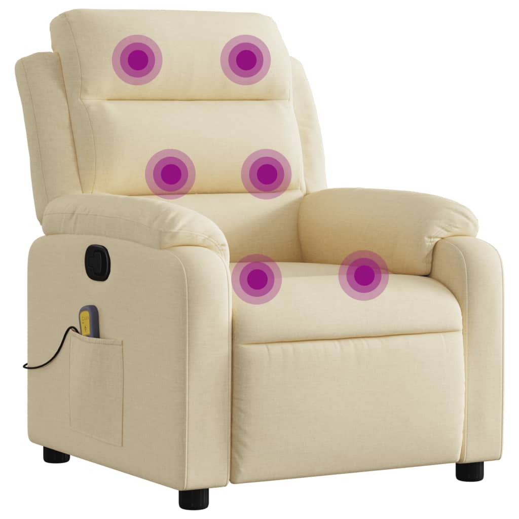 Massage -Sessel mit gekipptem Stoff