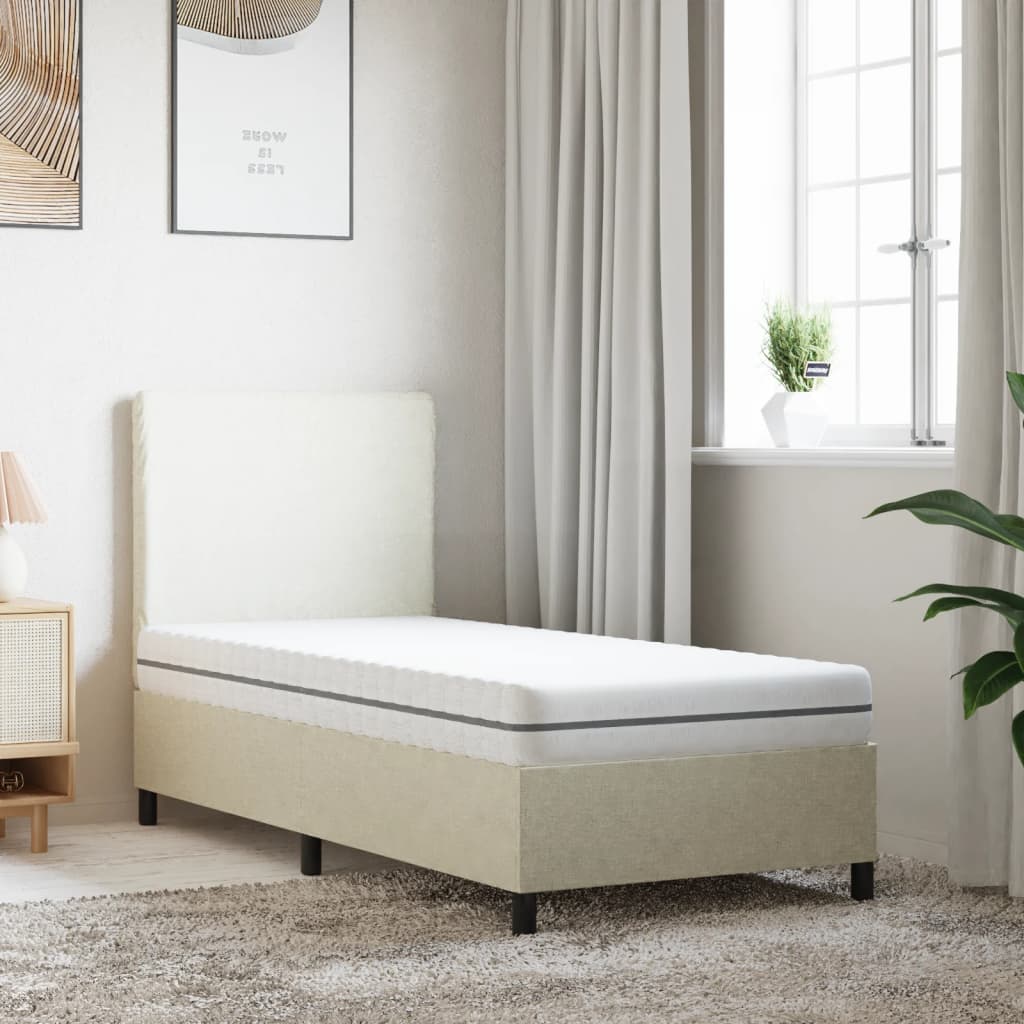 Moderately soft foam mattress 80x200 cm