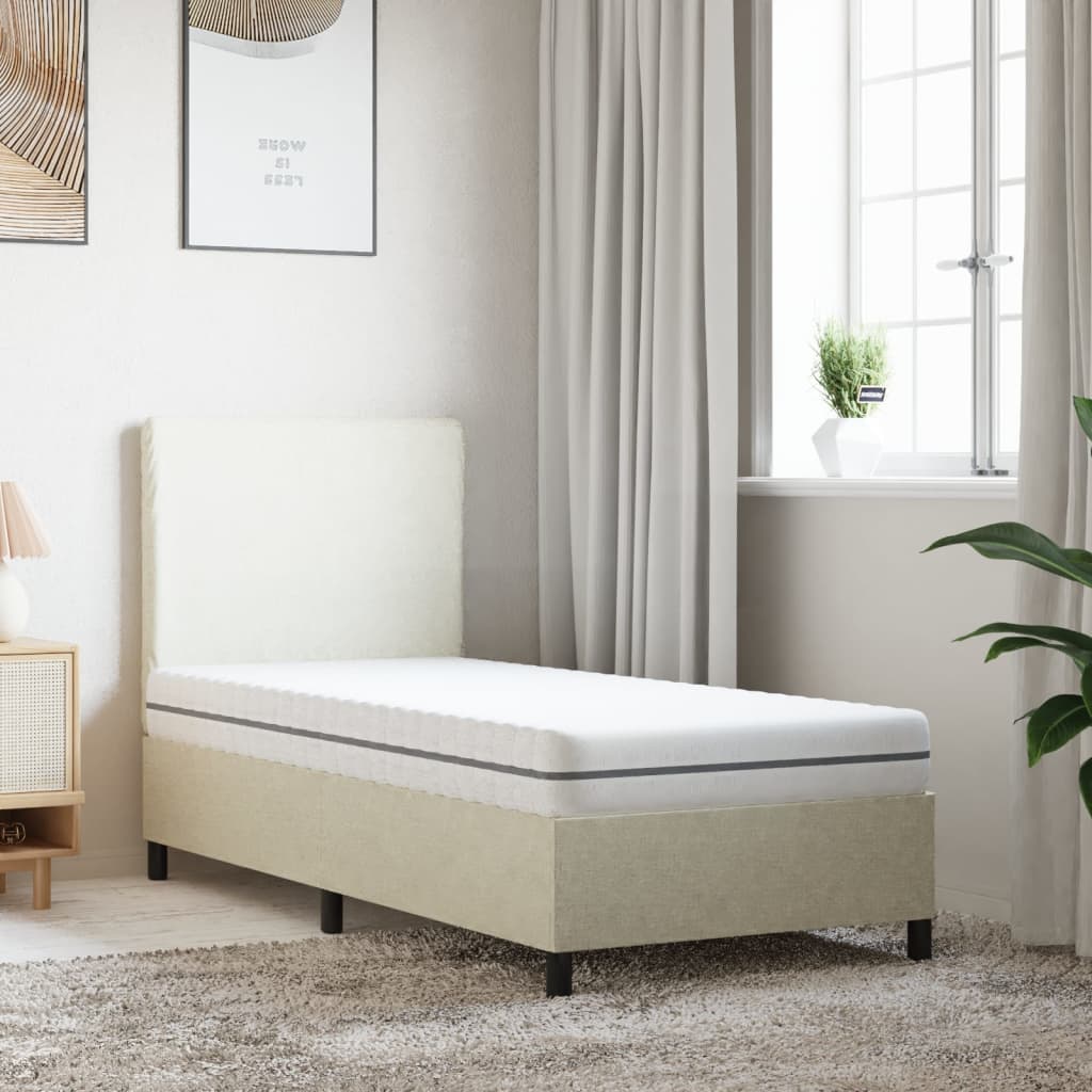 Moderately soft foam mattress 70x200 cm