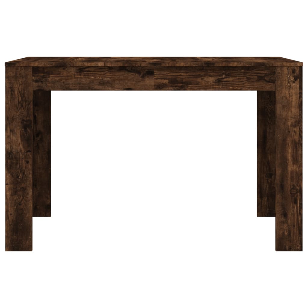 Table à dîner chêne fumé 120x60x76 cm bois d'ingénierie