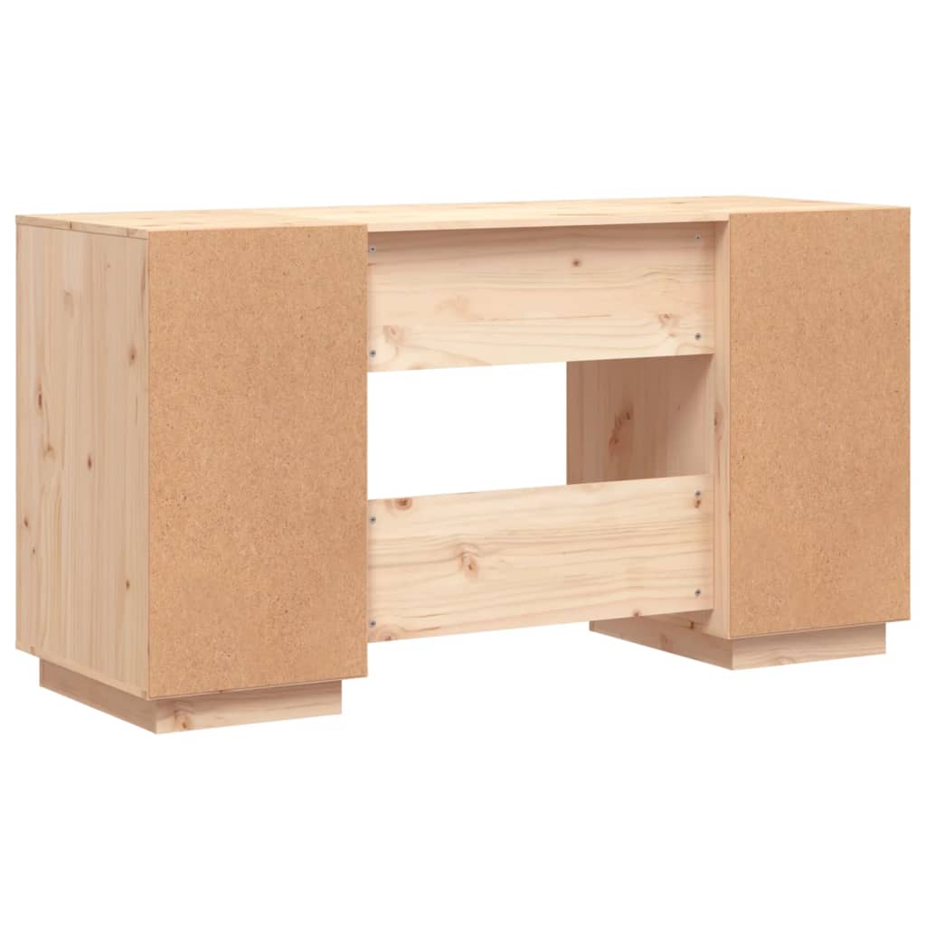 Desk 140x50x75 cm solid pine wood