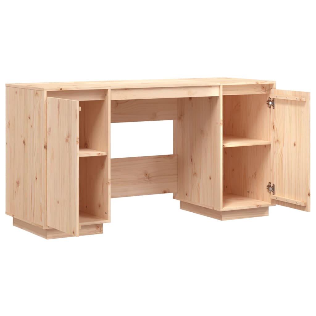 Desk 140x50x75 cm solid pine wood