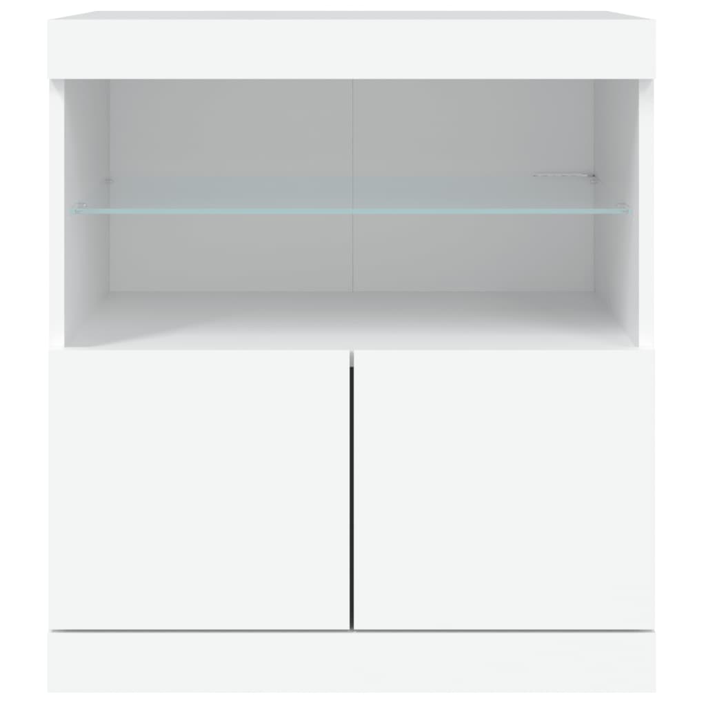 Buffet with white LED lights 60x37x67 cm