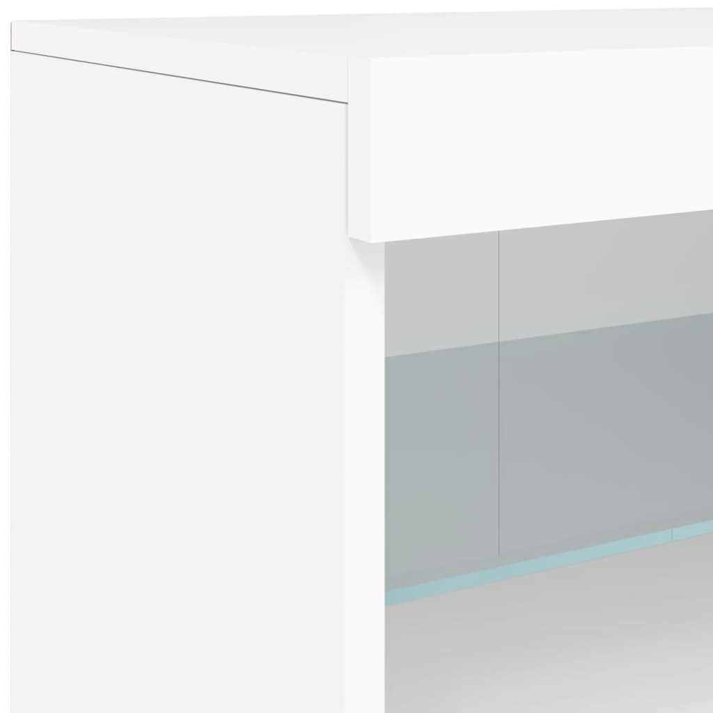 Buffet with white LED lights 60x37x67 cm