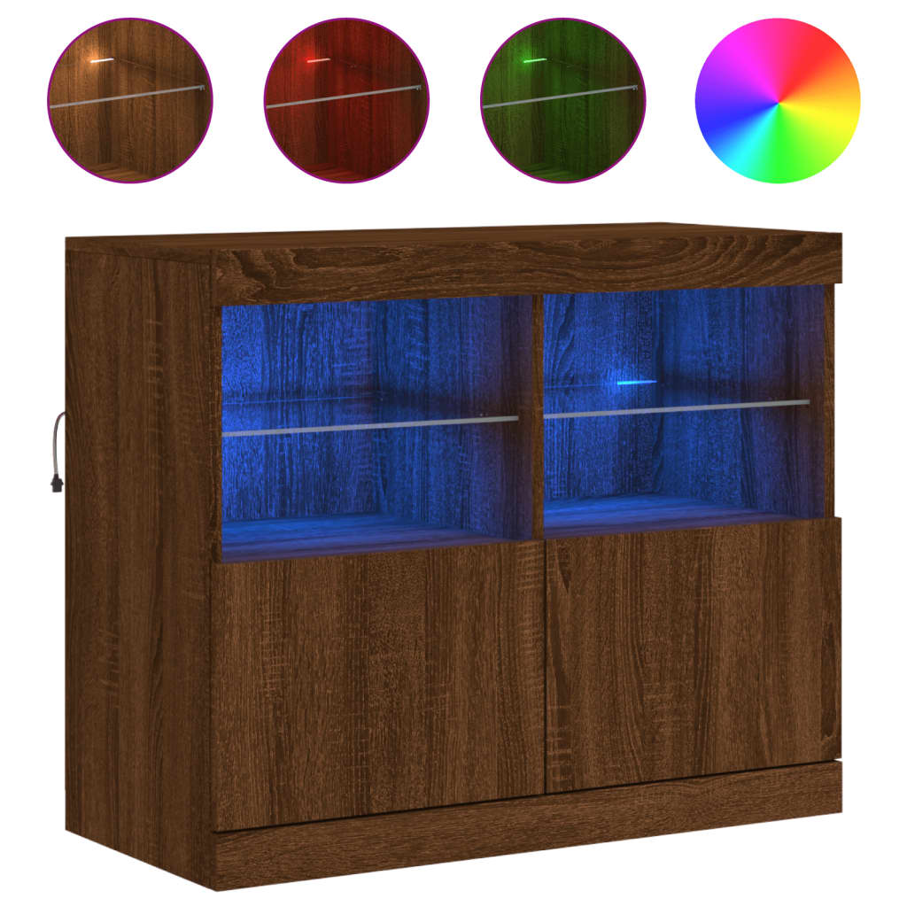 Buffet with LED LED Enlightenment 81x37x67 cm