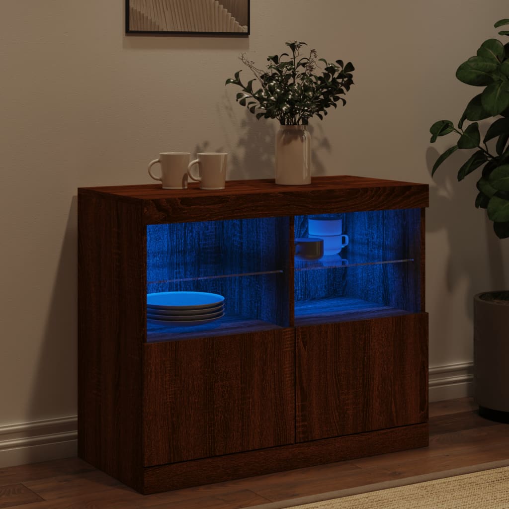 Buffet with LED LED Enlightenment 81x37x67 cm