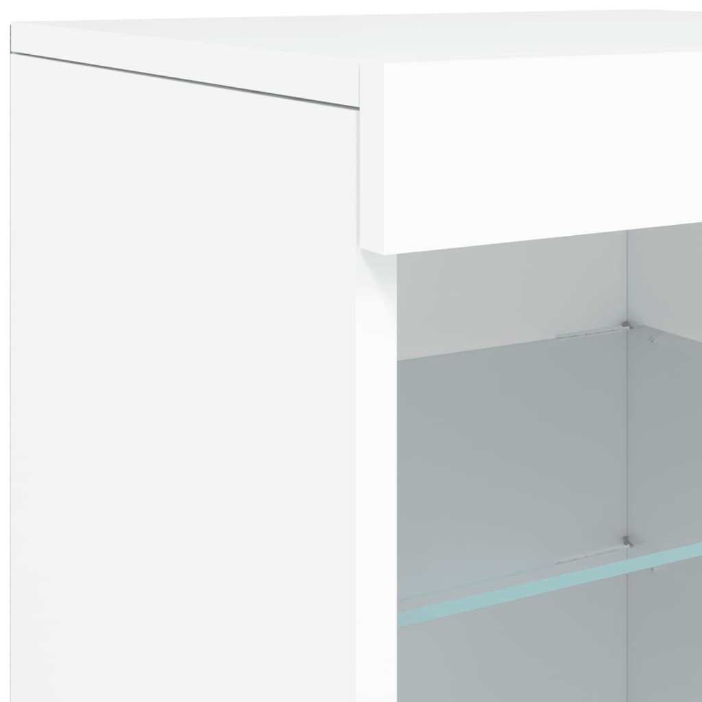 Buffet with white LED lights 41x37x67 cm