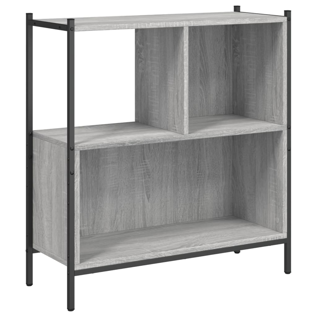 Libreria Sonoma grigio 72x28x77,5 cm in derivati ​​del legno