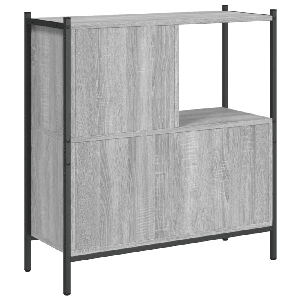 Libreria Sonoma grigio 72x28x77,5 cm in derivati ​​del legno