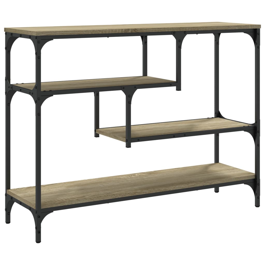 Sonoma oak console table 100x30x75 cm engineering wood