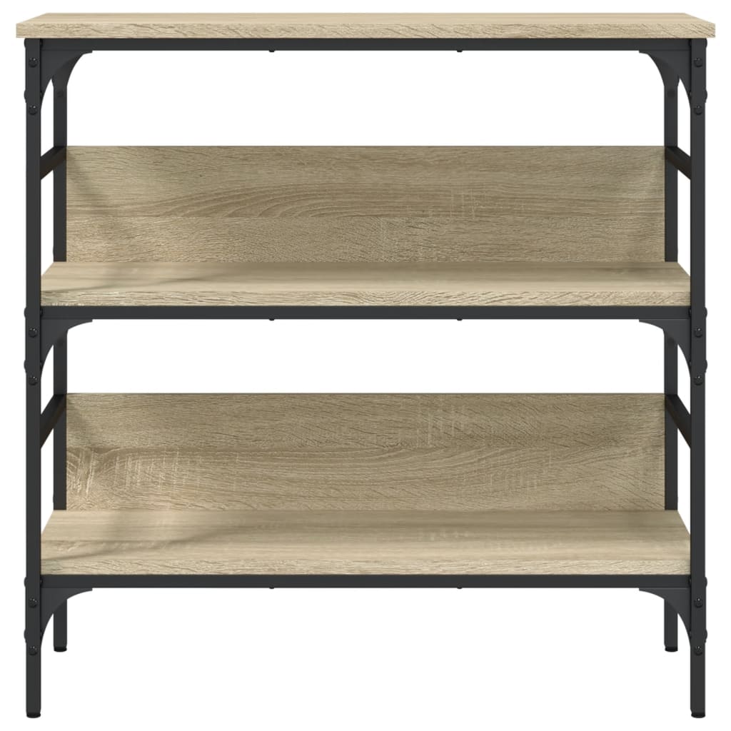 Sonoma oak console table 75x32x75 cm engineering wood