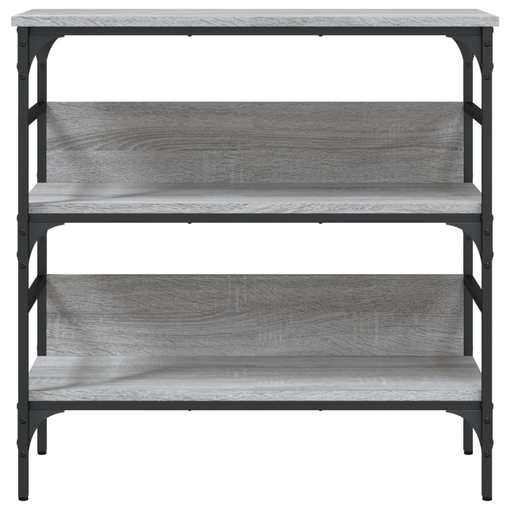 Consolle Sonoma grigio 75x32x75 cm in derivati ​​del legno