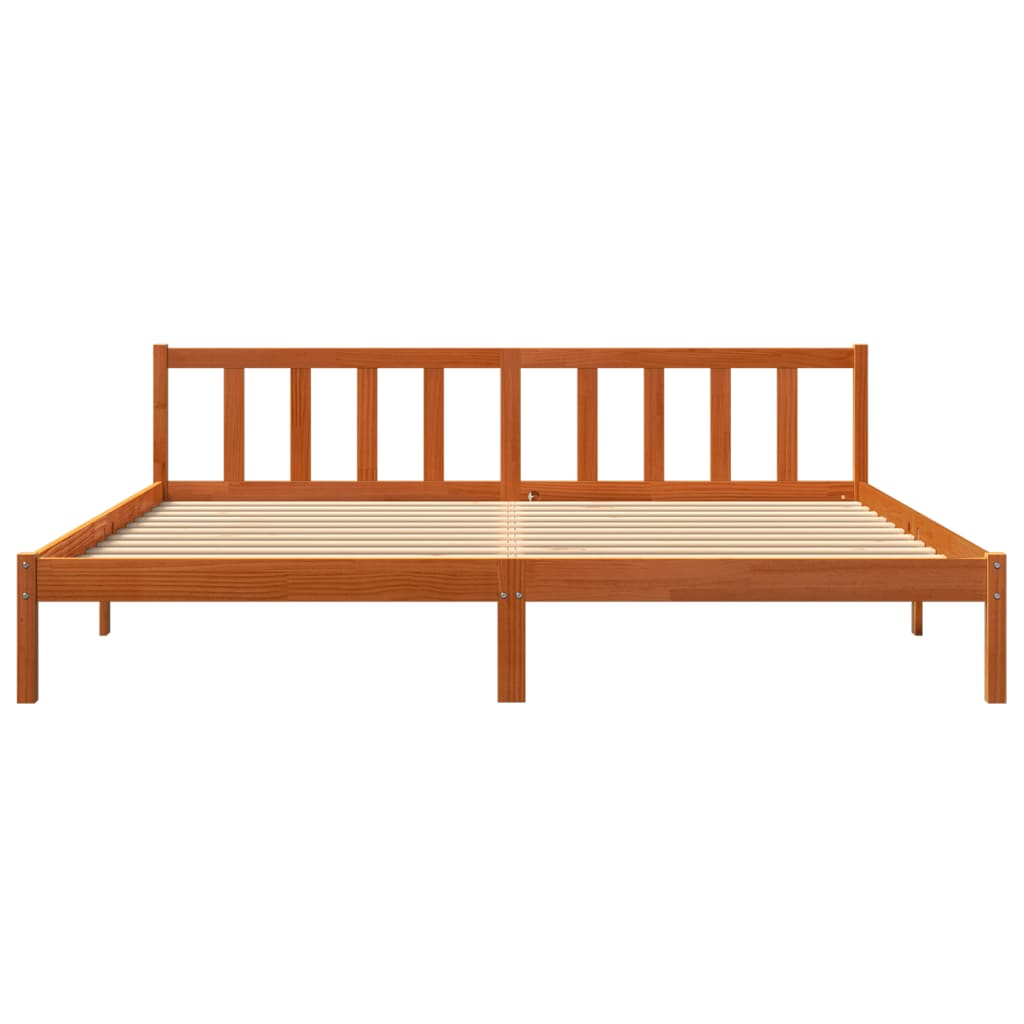 Beding Waxing Bed 200x200 cm Solid pine wood