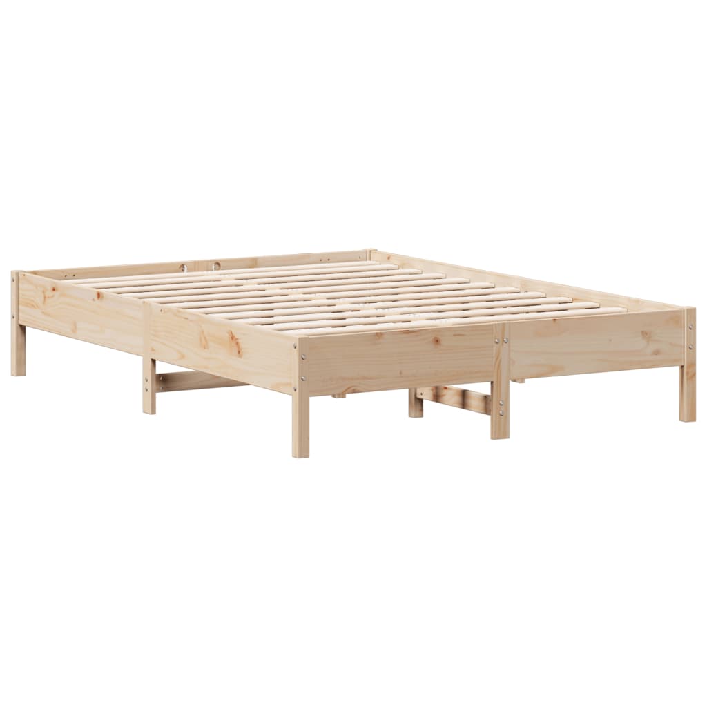 Bed frame 160x200 cm Solid pine wood