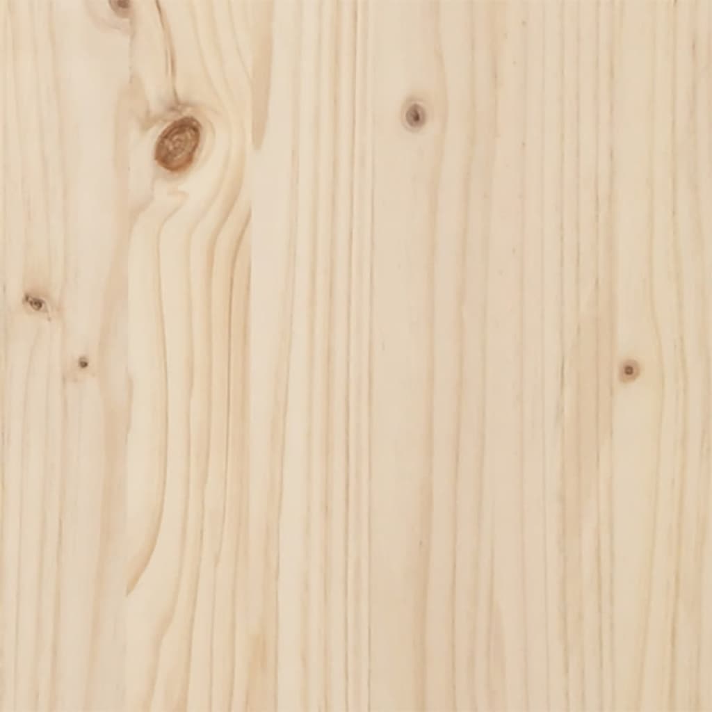 Cadre de lit 140x200 cm bois de pin massif