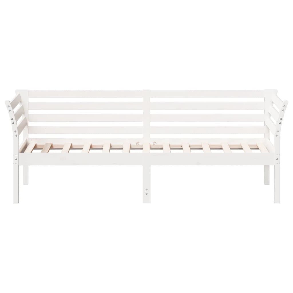 White day bed 75x190 cm Solid pine wood